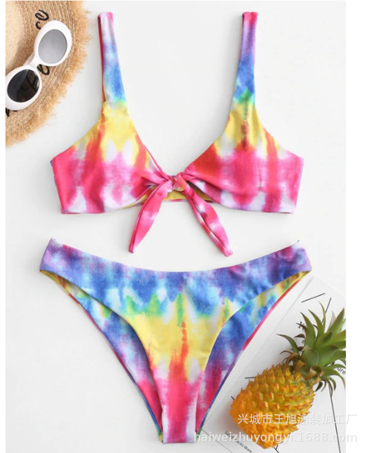 Dame Triangel-Bikini med legende knude-design og kvalitetsstof Skovae