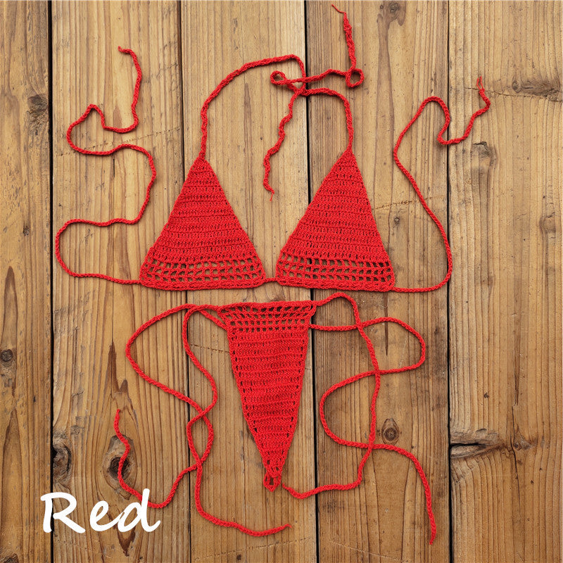 Dame håndlavet bikini med minimalistisk design Stilla