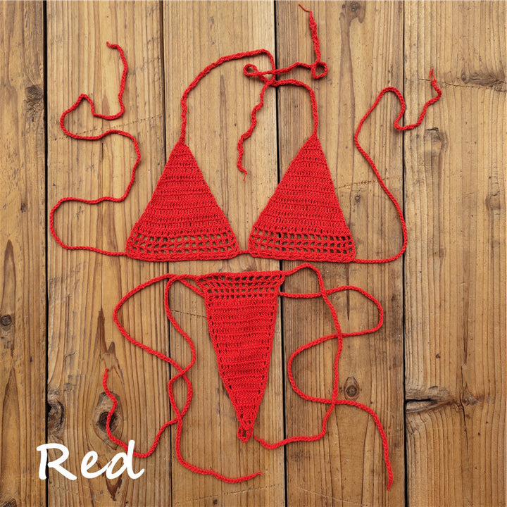 Dame håndlavet bikini med minimalistisk design Stilla