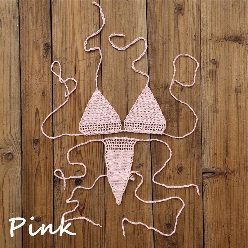 Dame håndlavet bikini med minimalistisk design Stilla