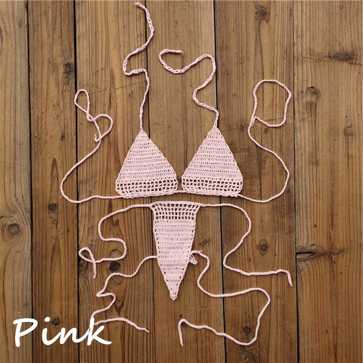 Dame håndlavet bikini med minimalistisk design Stilla