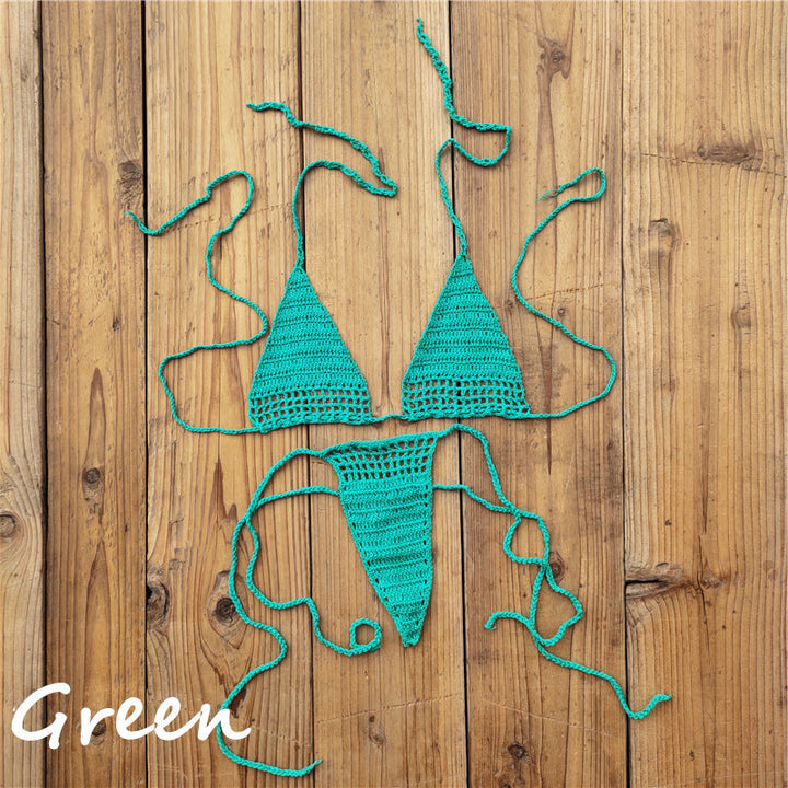 Dame håndlavet bikini med minimalistisk design Stilla