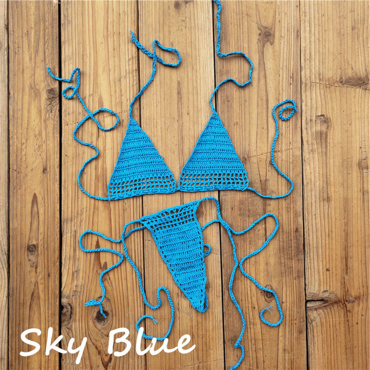 Dame håndlavet bikini med minimalistisk design Stilla