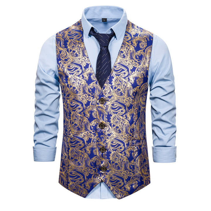 Herrer Elegant Jacquard-Vest Stilla