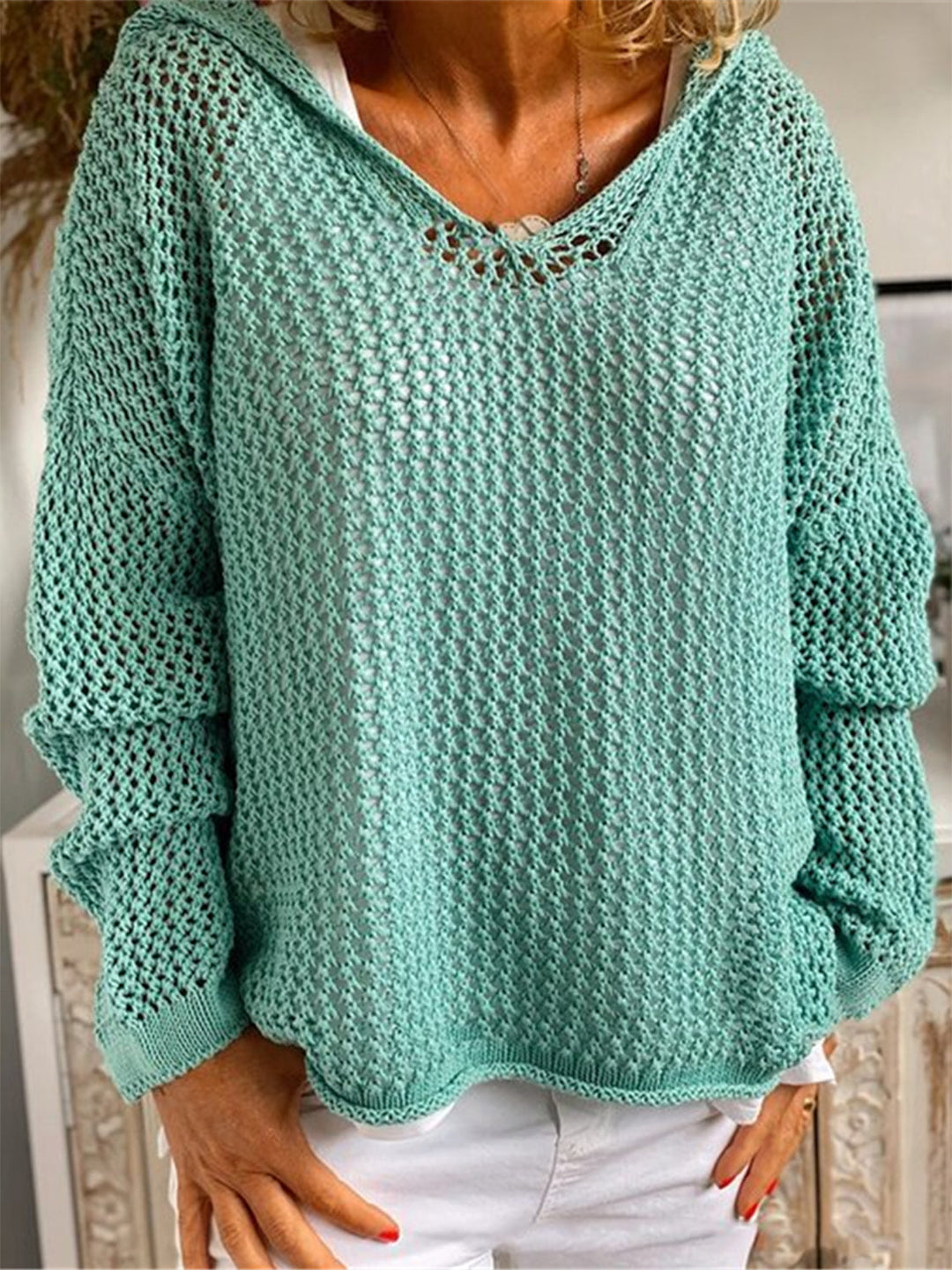Stilla | Hætte langærmet sweatshirt