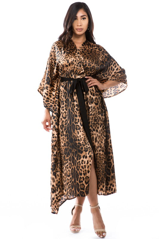 Stilla | Kimono Stil Maxi Kjole