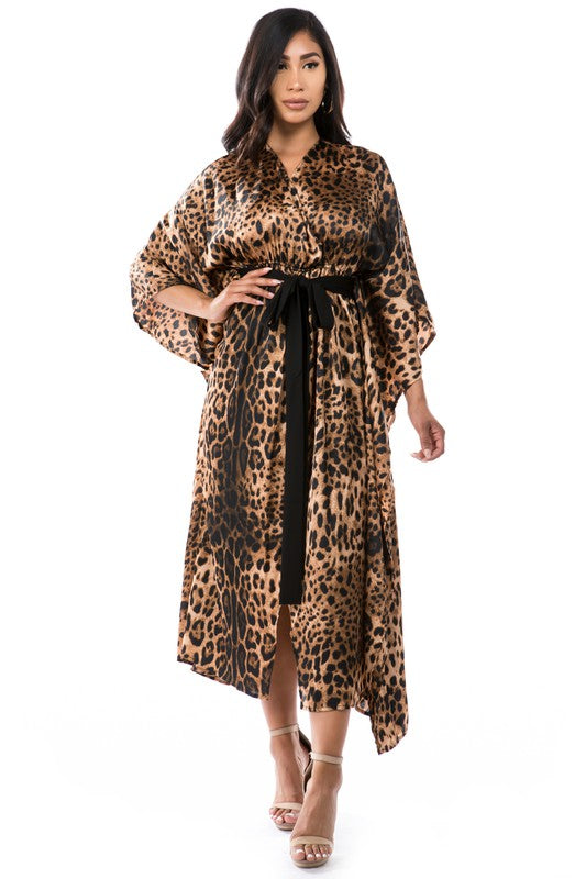 Stilla | Kimono Stil Maxi Kjole