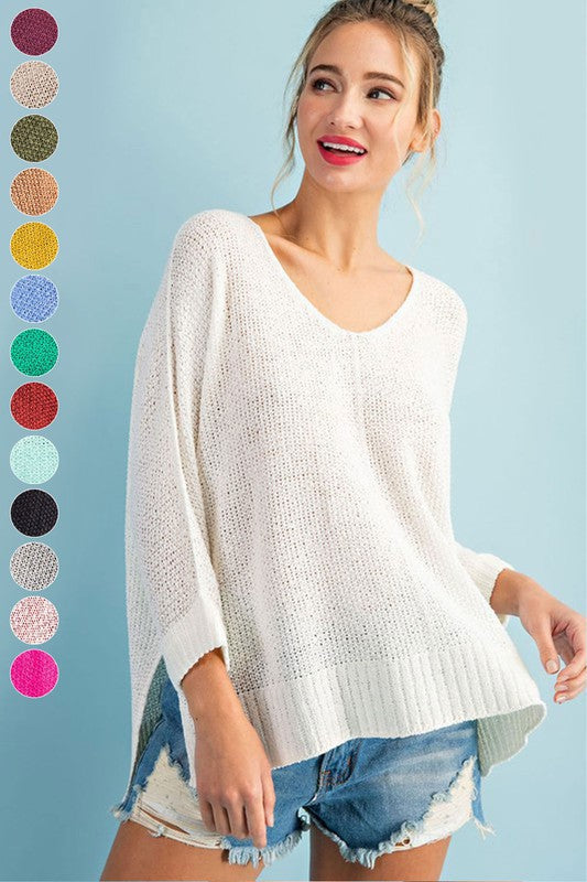 Stilla | Hals Strik Sweatshirt