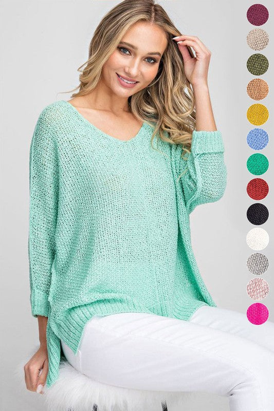 Stilla | Hals Strik Sweatshirt