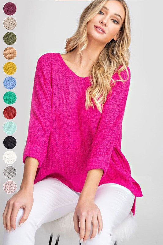 Stilla | Hals Strik Sweatshirt