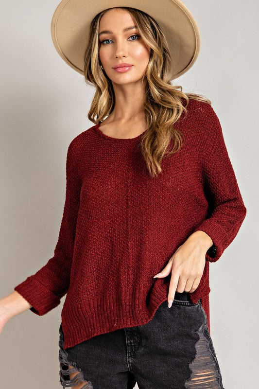 Stilla | Hals Strik Sweatshirt