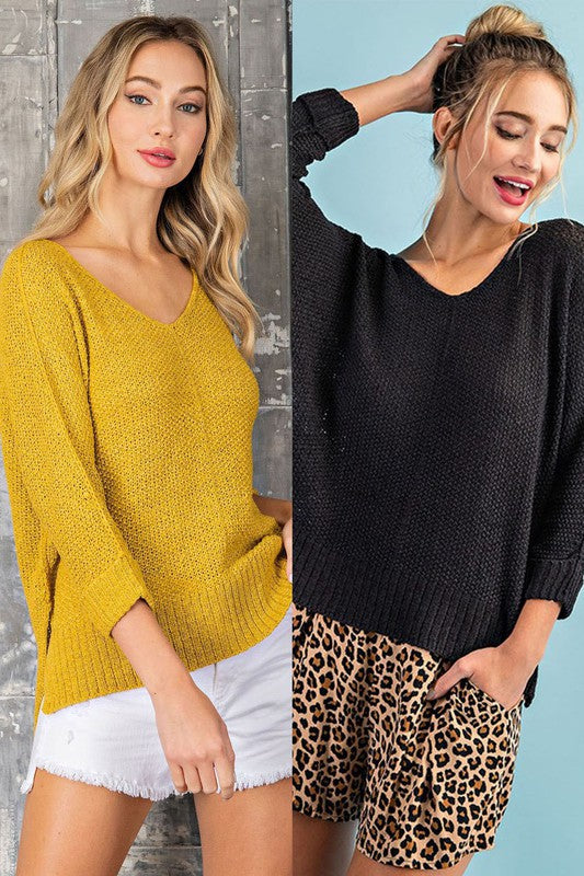 Stilla | Hals Strik Sweatshirt