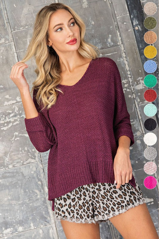 Stilla | Hals Strik Sweatshirt