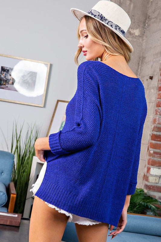Stilla | Hals Strik Sweatshirt