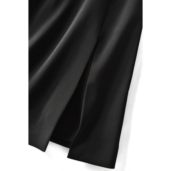 Dame elegant Maxiskørt med sidelukning og elastisk talje Stilla