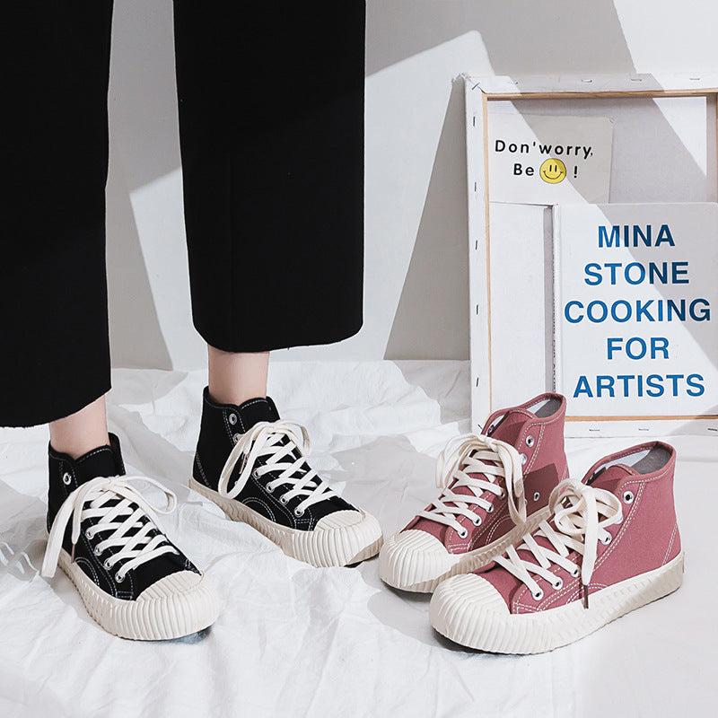 Dame casual sneakers med struktureret gummisål og åndbart overmateriale Stilla