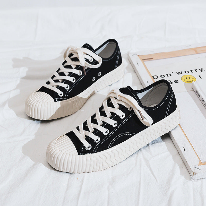 Dame fritids sneakers med skridsikker gummisål og klassisk overmateriale Stilla