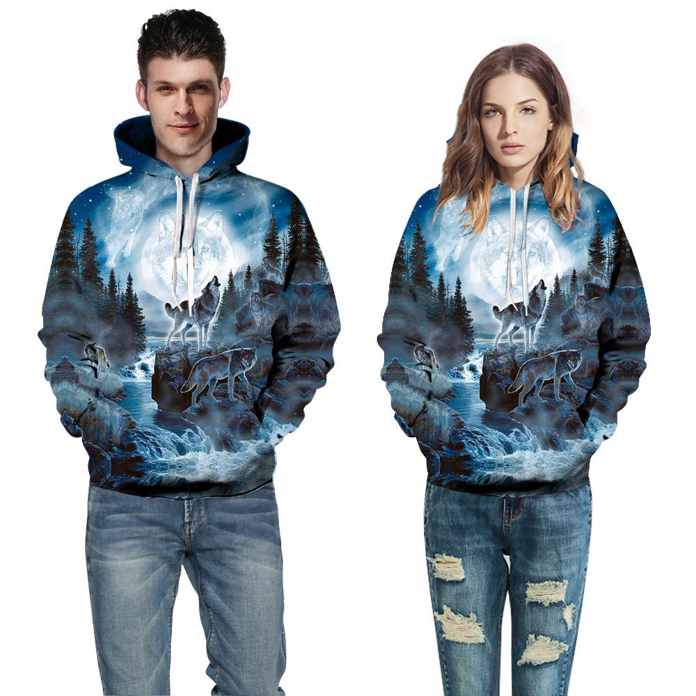 Unisex hættetrøje med juledesign Stilla