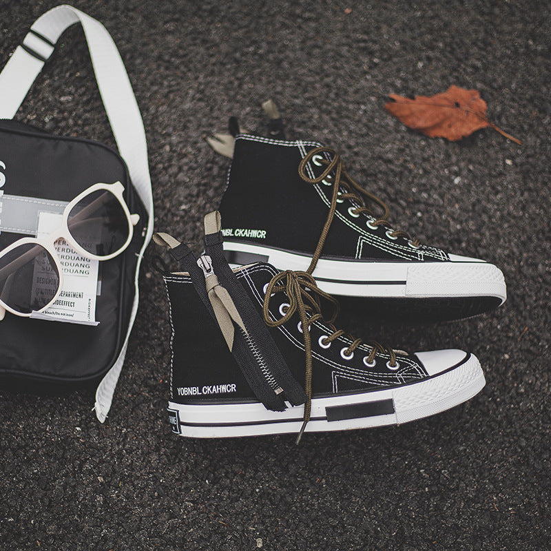 Dame Høje Sneakers i urban stil med sidelås Stilla