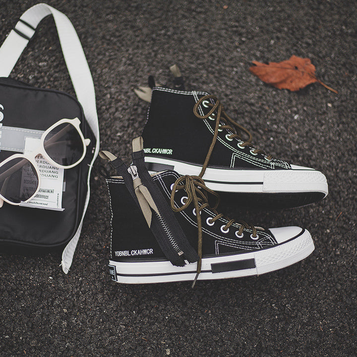 Dame Høje Sneakers i urban stil med sidelås Stilla