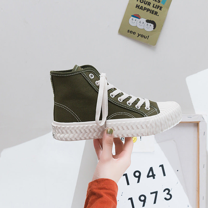 Dame casual sneakers med struktureret gummisål og åndbart overmateriale Stilla