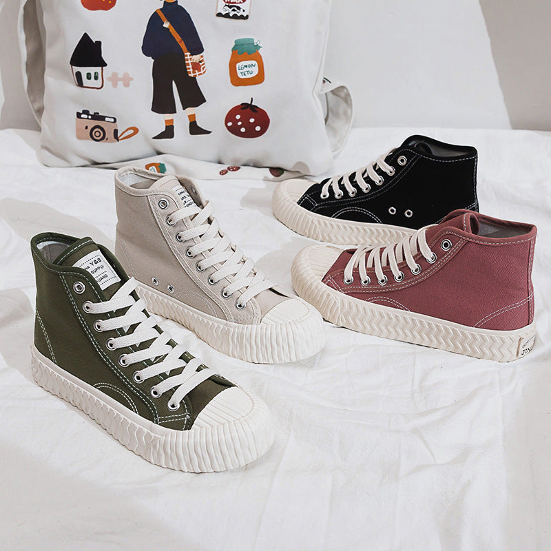 Dame casual sneakers med struktureret gummisål og åndbart overmateriale Stilla