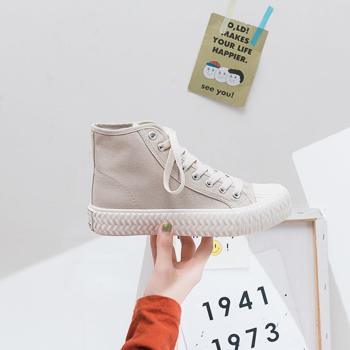 Dame fritids sneakers med skridsikker gummisål og klassisk overmateriale Stilla