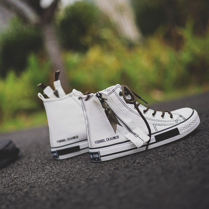 Dame Høje Sneakers i urban stil med sidelås Stilla
