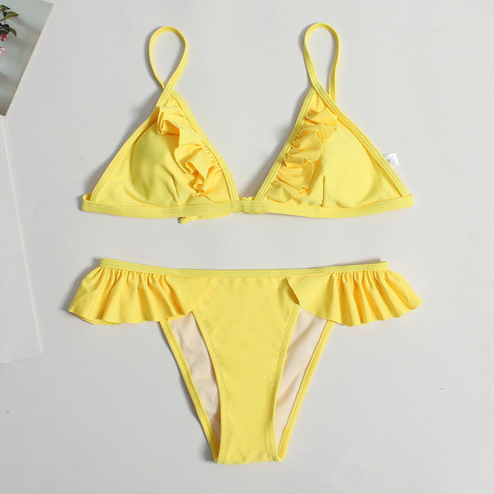 Dame Rynkede Bikini-Sæt Skovae