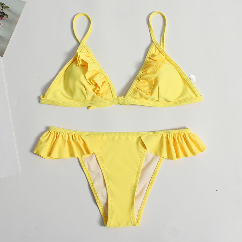 Dame Rynkede Bikini-Sæt Skovae