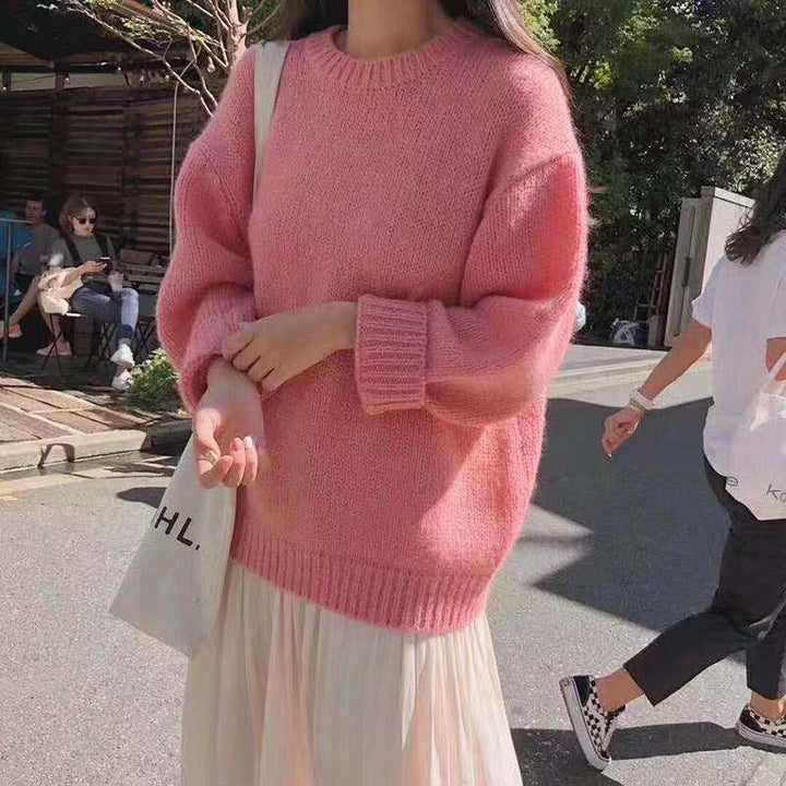 Kvinders hyggelige sweater med løstsiddende pasform og afslappet design Stilla