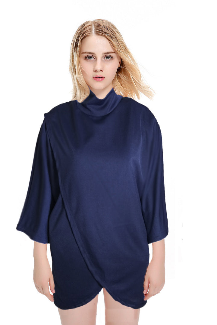 Dame alsidig oversized tunika-kjole Stilla