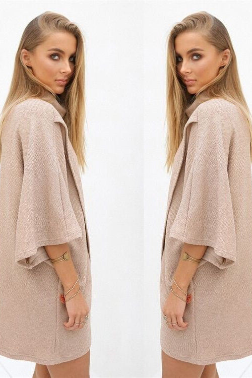 Dame alsidig oversized tunika-kjole Stilla