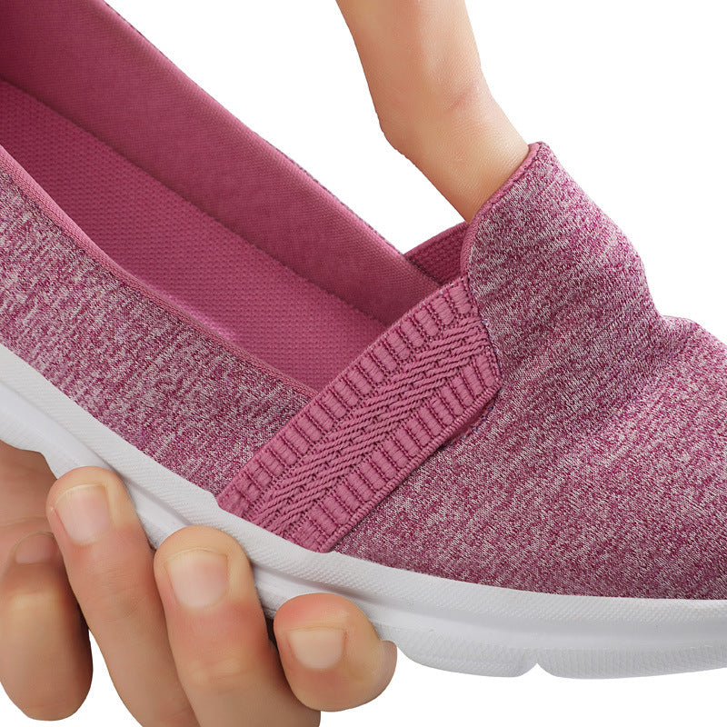 Dame nan let strik-sneakers med dæmpende komfortsål Skovae