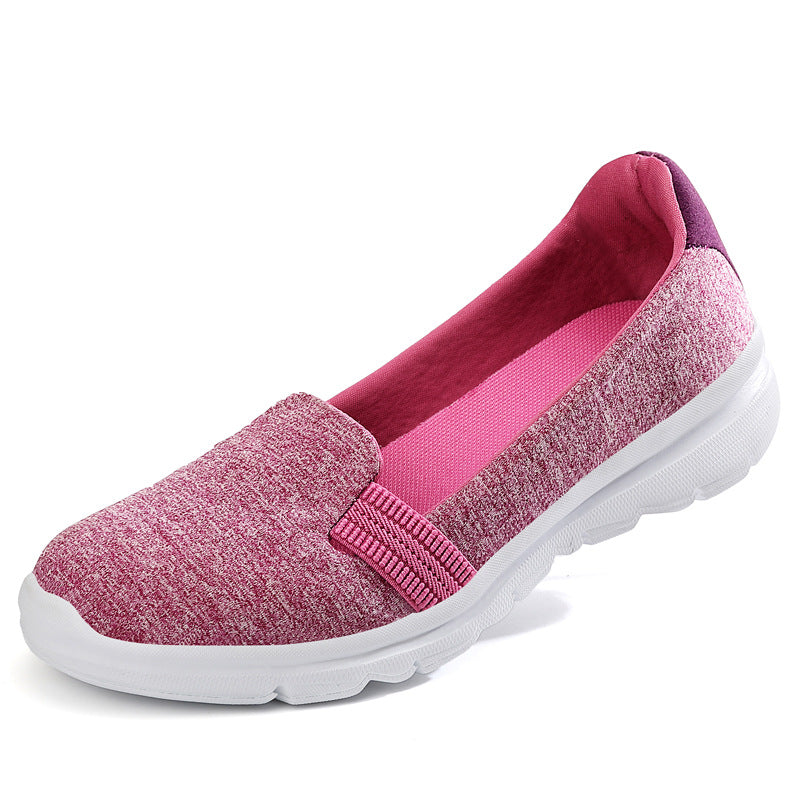 Dame nan let strik-sneakers med dæmpende komfortsål Skovae