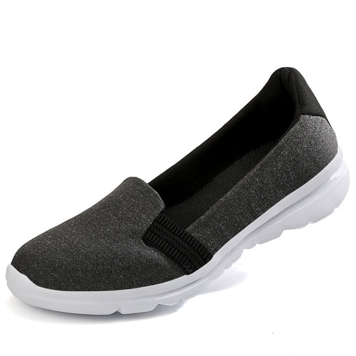 Dame nan let strik-sneakers med dæmpende komfortsål Skovae