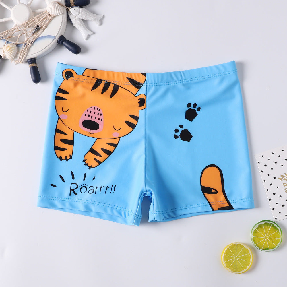 Drengernes bad shorts med maritimt motiv Skovae