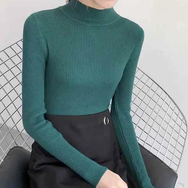 Stilla | Cozy Ribbet Uld Sweater til Kvinder