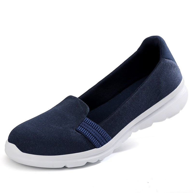 Dame nan let strik-sneakers med dæmpende komfortsål Skovae