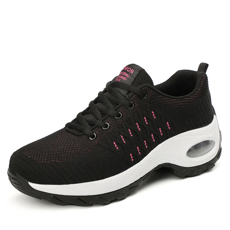 Dame nan urbane komfort sneakers med synlig luftdæmpning og sømløst mesh-overdel Skovae