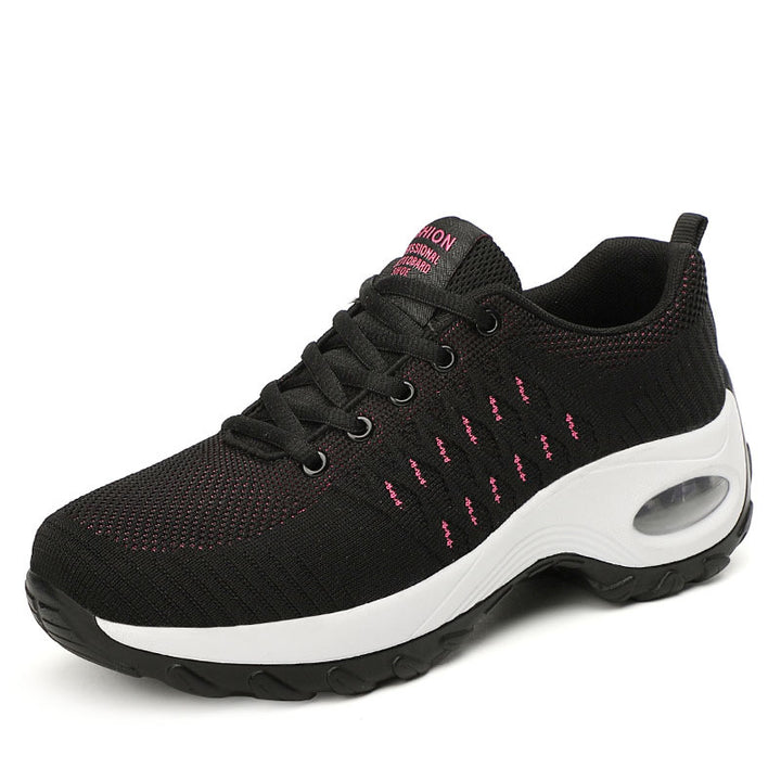 Dame nan urbane komfort sneakers med synlig luftdæmpning og sømløst mesh-overdel Skovae