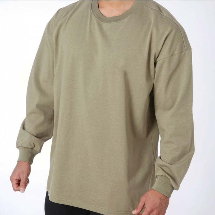 Herre Sporty Langærmet T-shirt lavet af åndbart bomuld Stilla