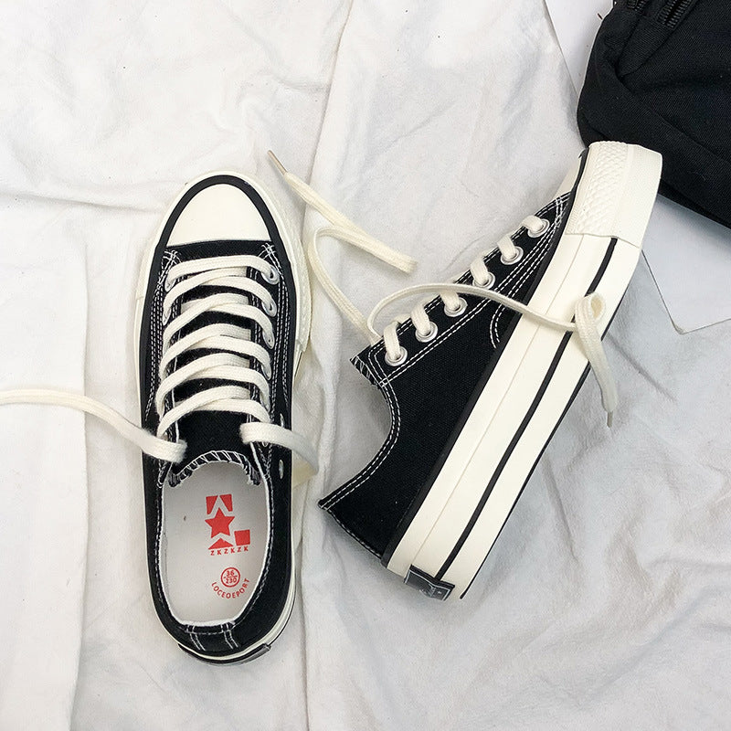Dame fritids-sneakers i klassisk canvas-design med komfortabel dæmpning Stilla