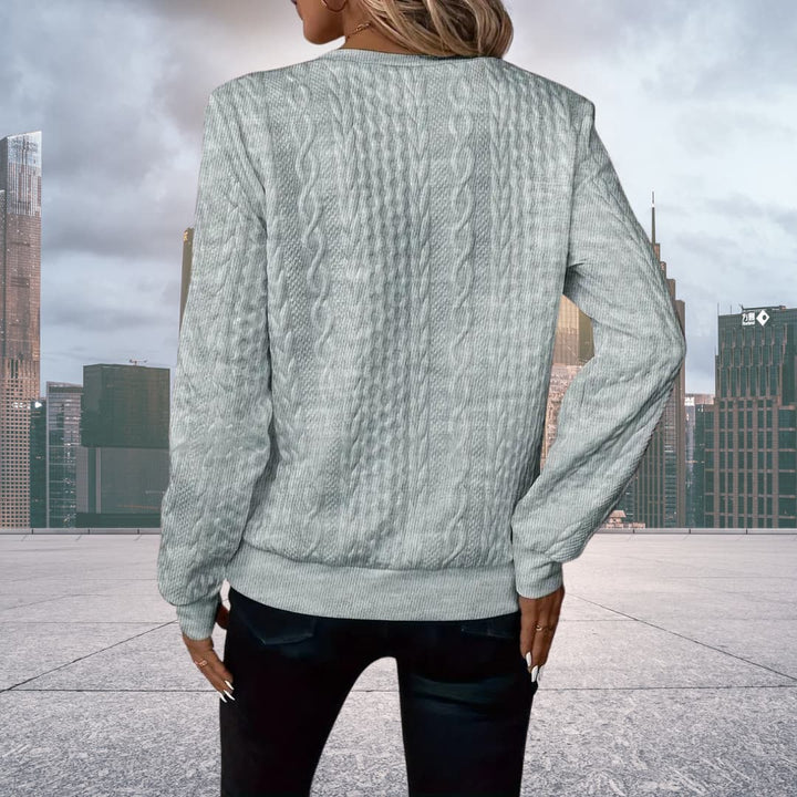 Stilla | Enkelt strikpullover