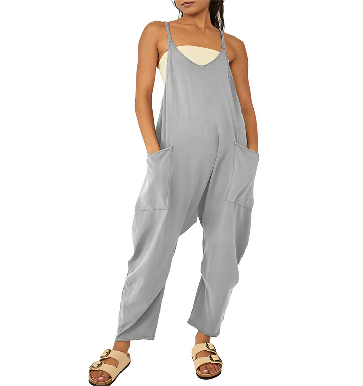 Stilla | Casual Jumpsuit Uden Ærmer med Lommer til Kvinder