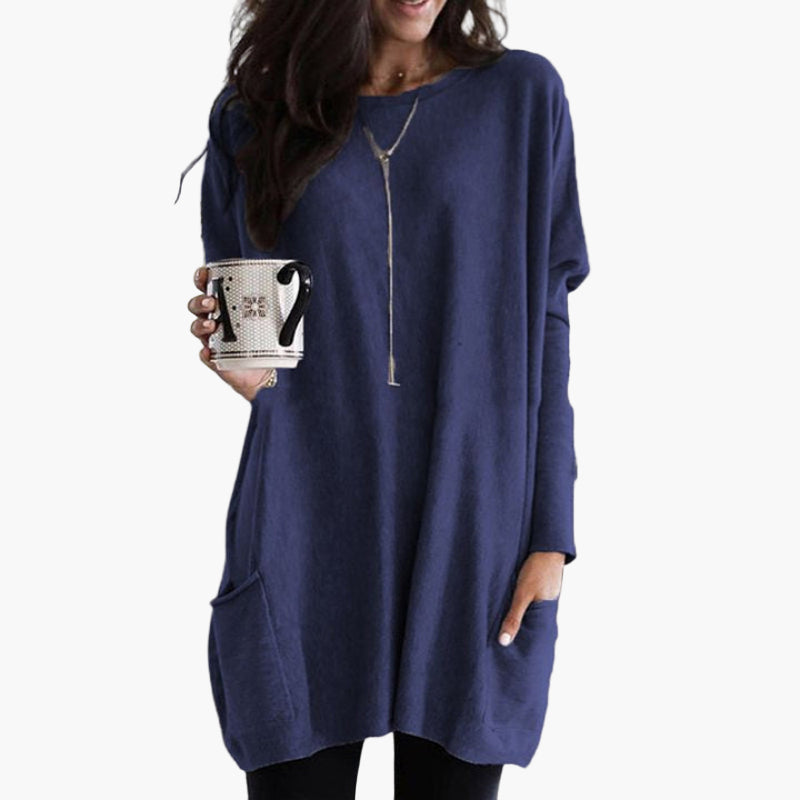 Stilla | Lang Sweater I Oversized Stil - Behagelig Casual Look til Efterår og Vinter