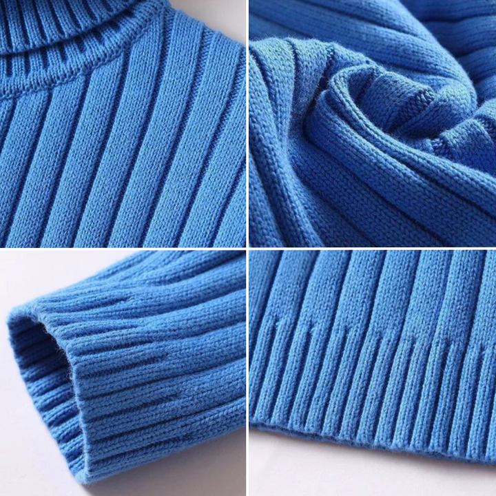 Stilla | Turtleneck sweater Blødt strik Ribdesign Langærmet varm komfort