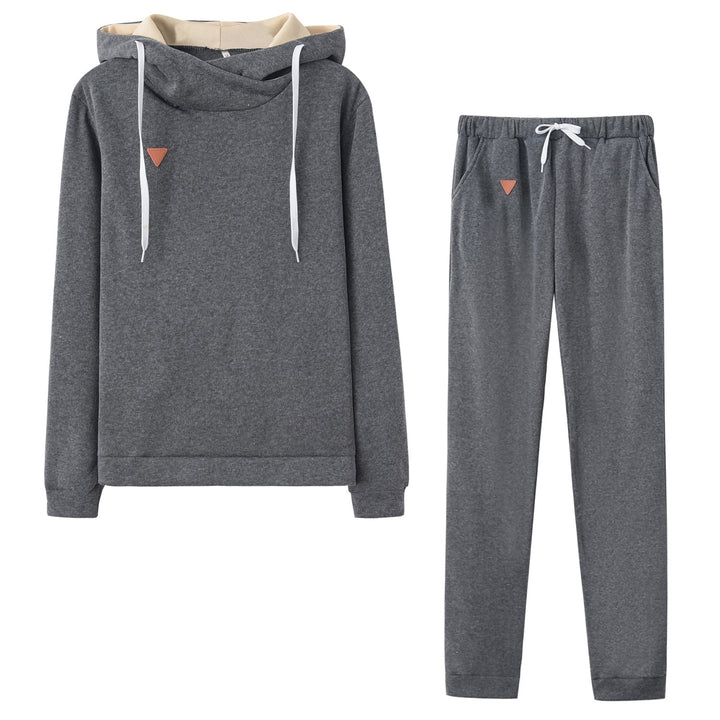 Kvindernes comfy hoodie og jogger sæt Stilla