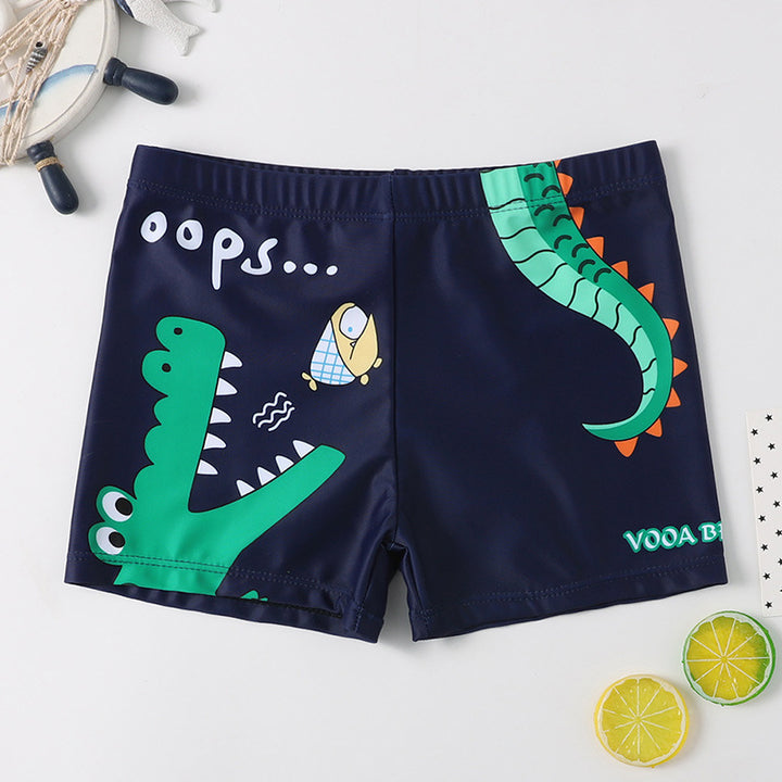 Drengernes bad shorts med maritimt motiv Skovae