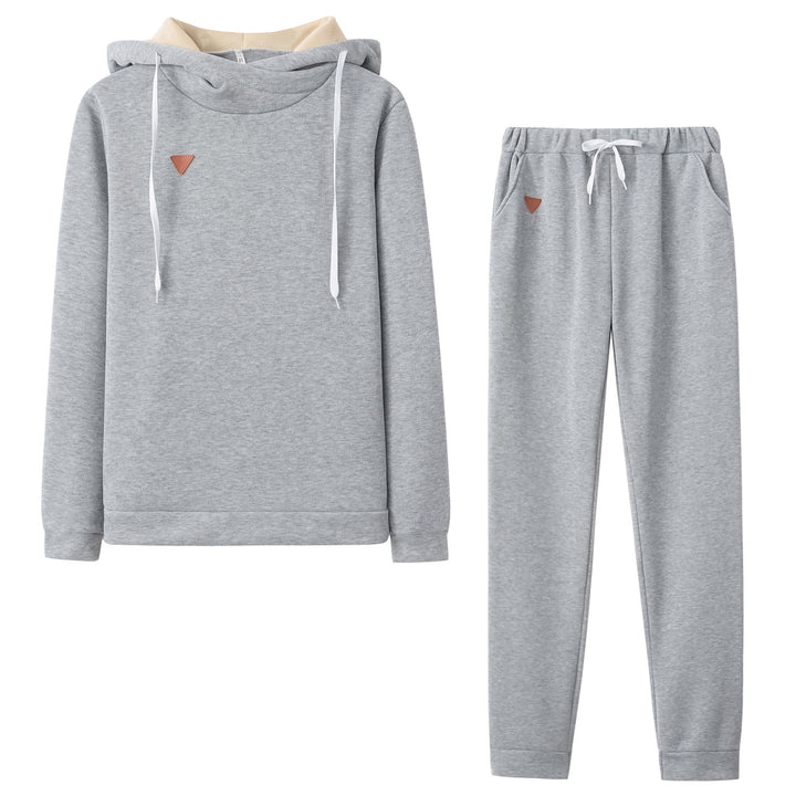 Kvindernes comfy hoodie og jogger sæt Stilla